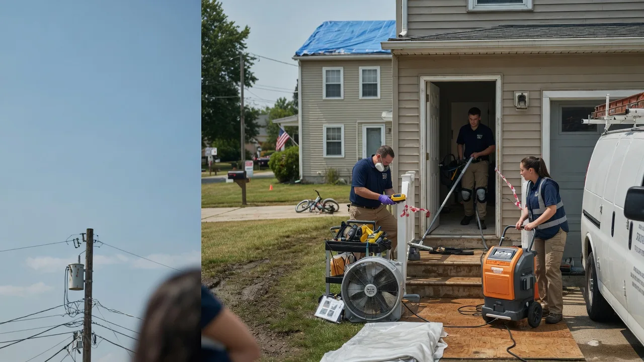Water Damage Repair in Rock, MI near me